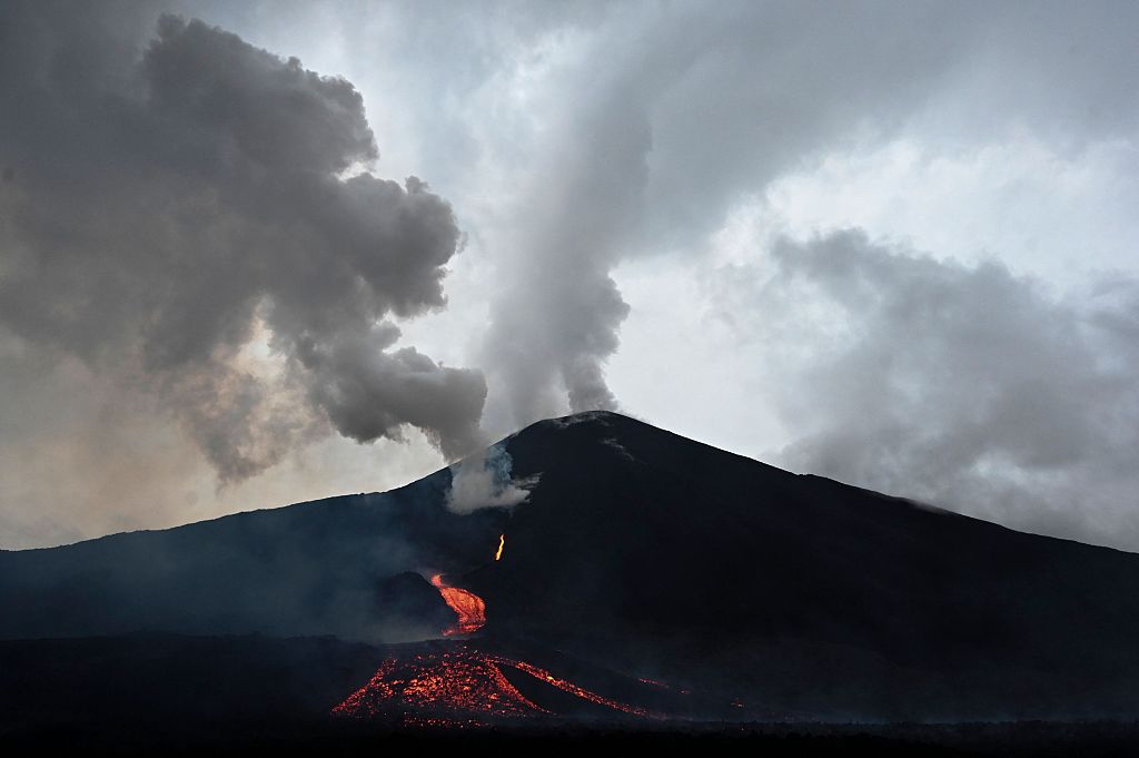 危地马拉帕卡亚火山喷发