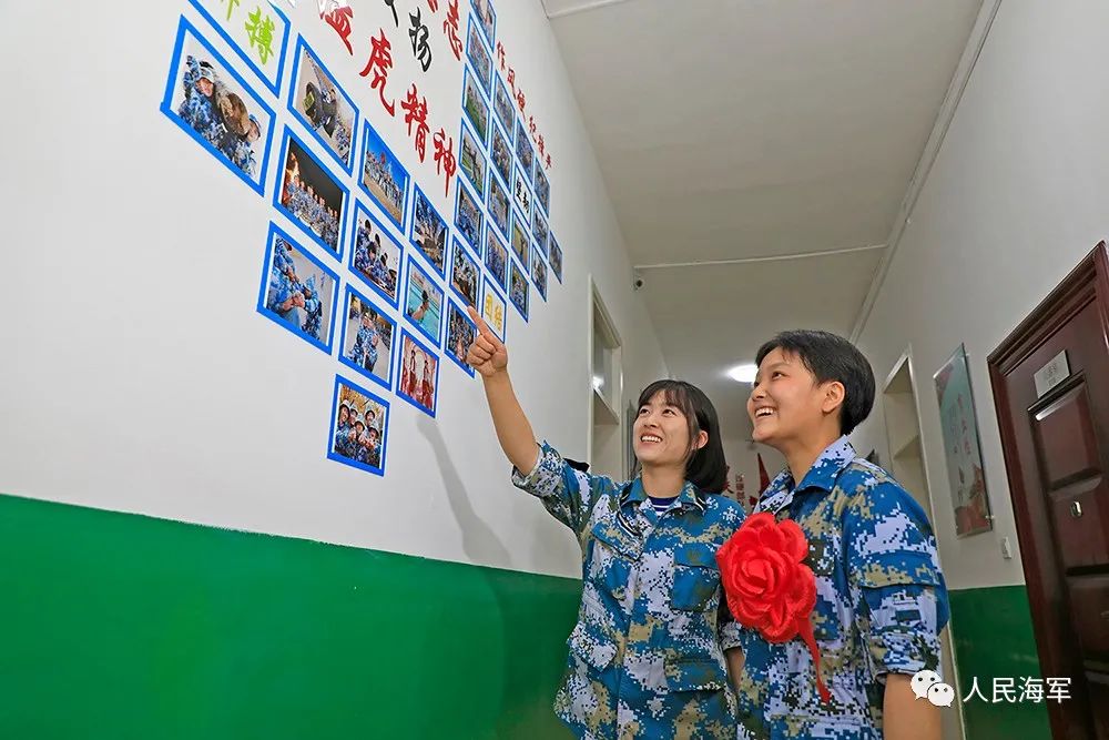 ▲王心仪刚到军营时照片
