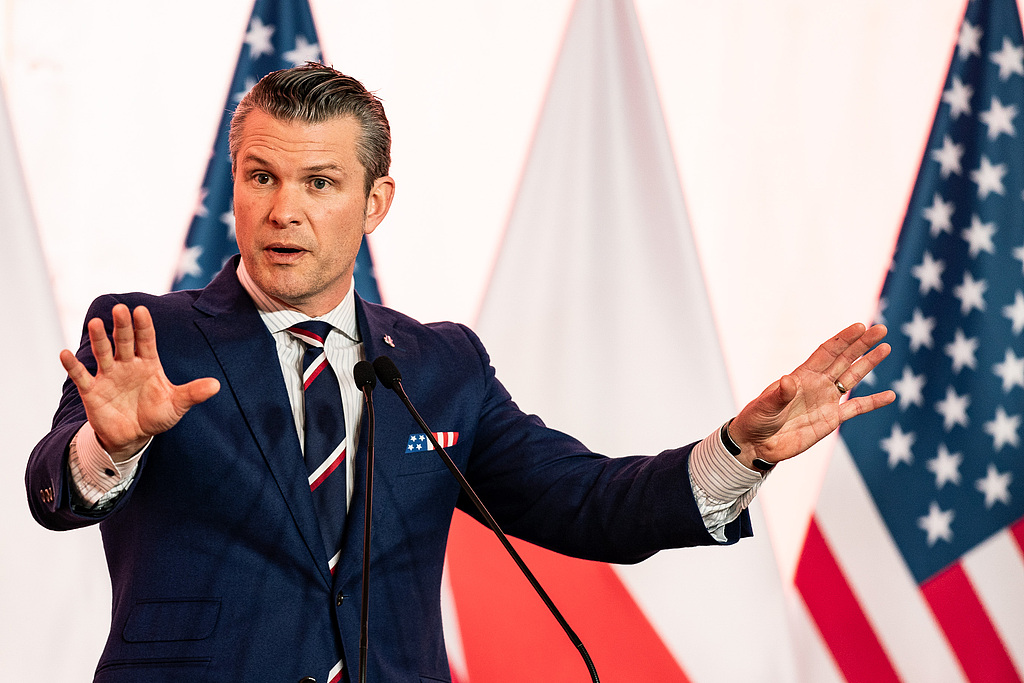 美国国防部长赫格塞思 资料图 图源:视觉中国