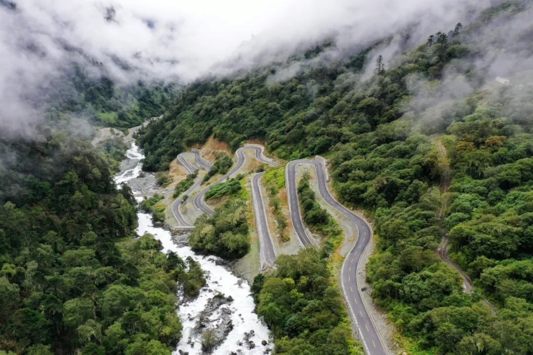 林芝农村公路。