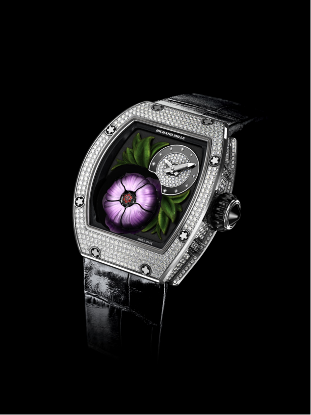 RM 19-02 Tourbillon Fleur花卉飞行陀飞轮腕表
