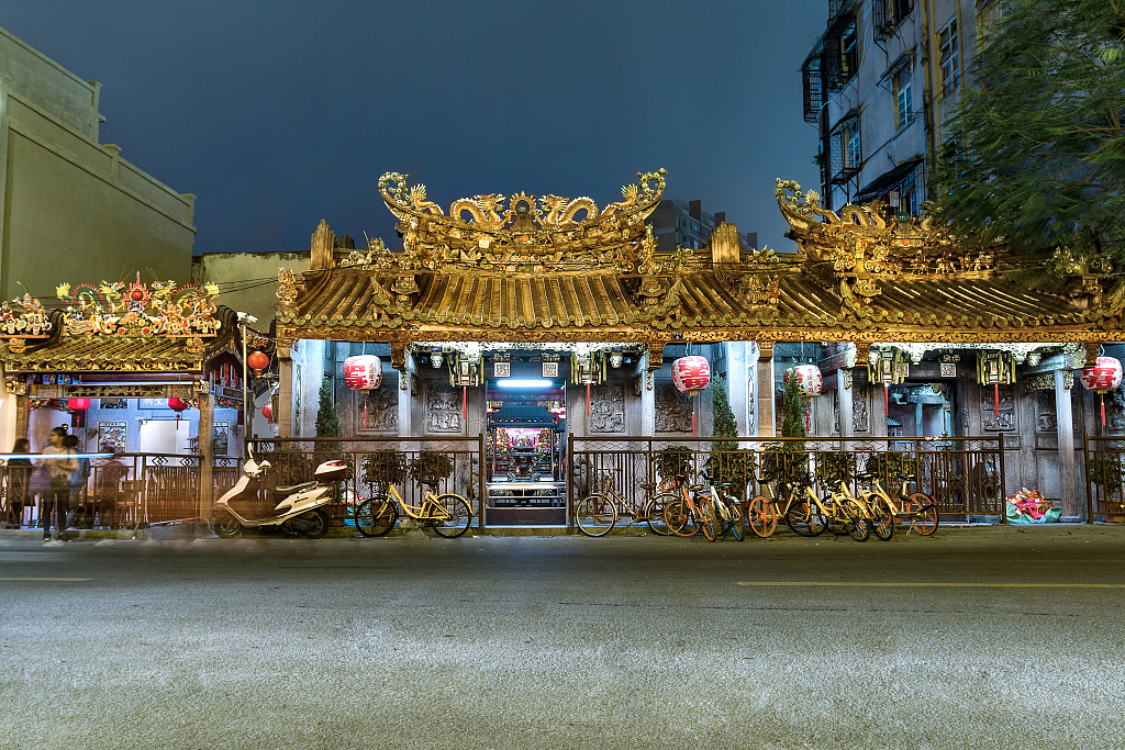 廣東汕頭,老媽宮,又稱天后宮,媽祖廟(來源:視覺中國)廣東汕頭澄海隆都