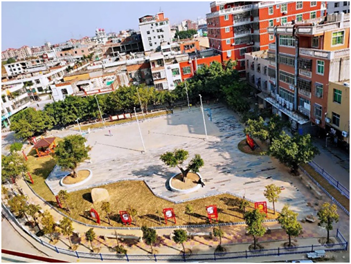 (改建后南安市官桥镇金桥社区文化广场)