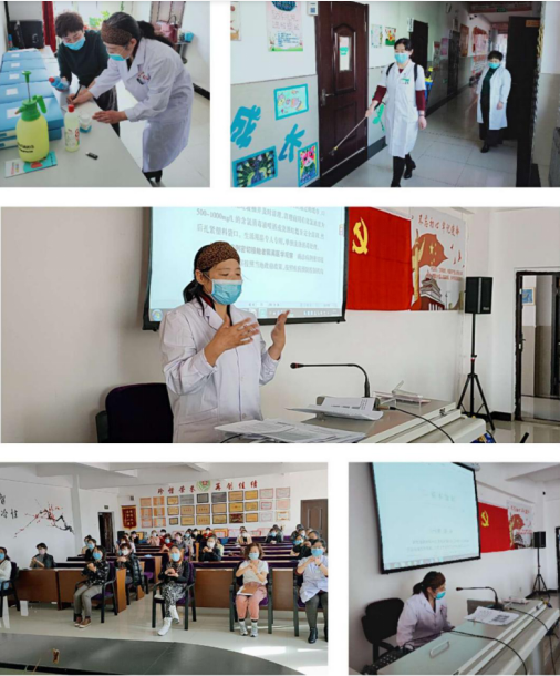 内蒙古鄂伦春自治旗克一河小学开展消毒培训并对全校进行消毒