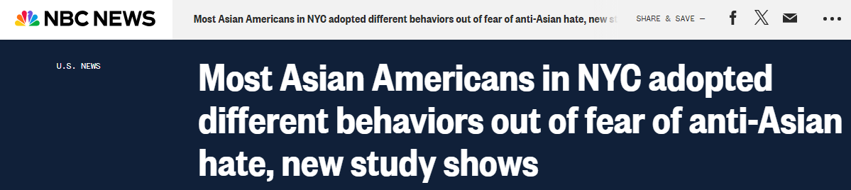 另据美国全国广播公司新闻网站(nbc news)报道,亚裔美国人基金会此次
