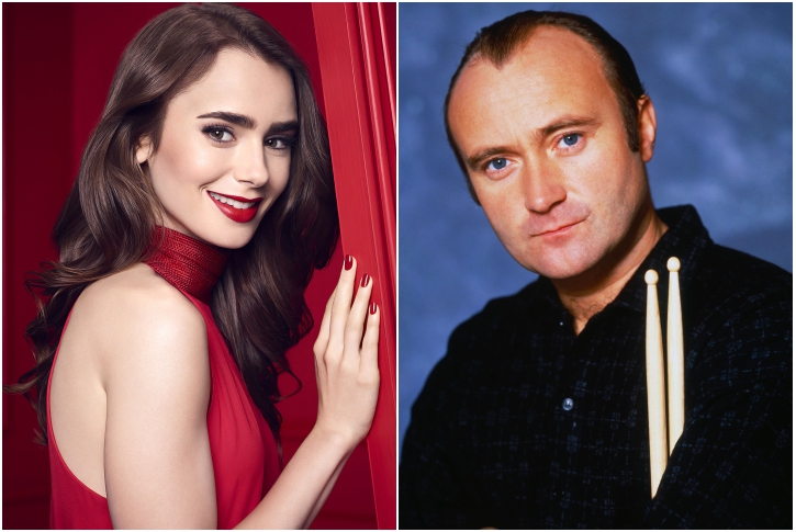 LILY COLLINS & PHIL COLLINS