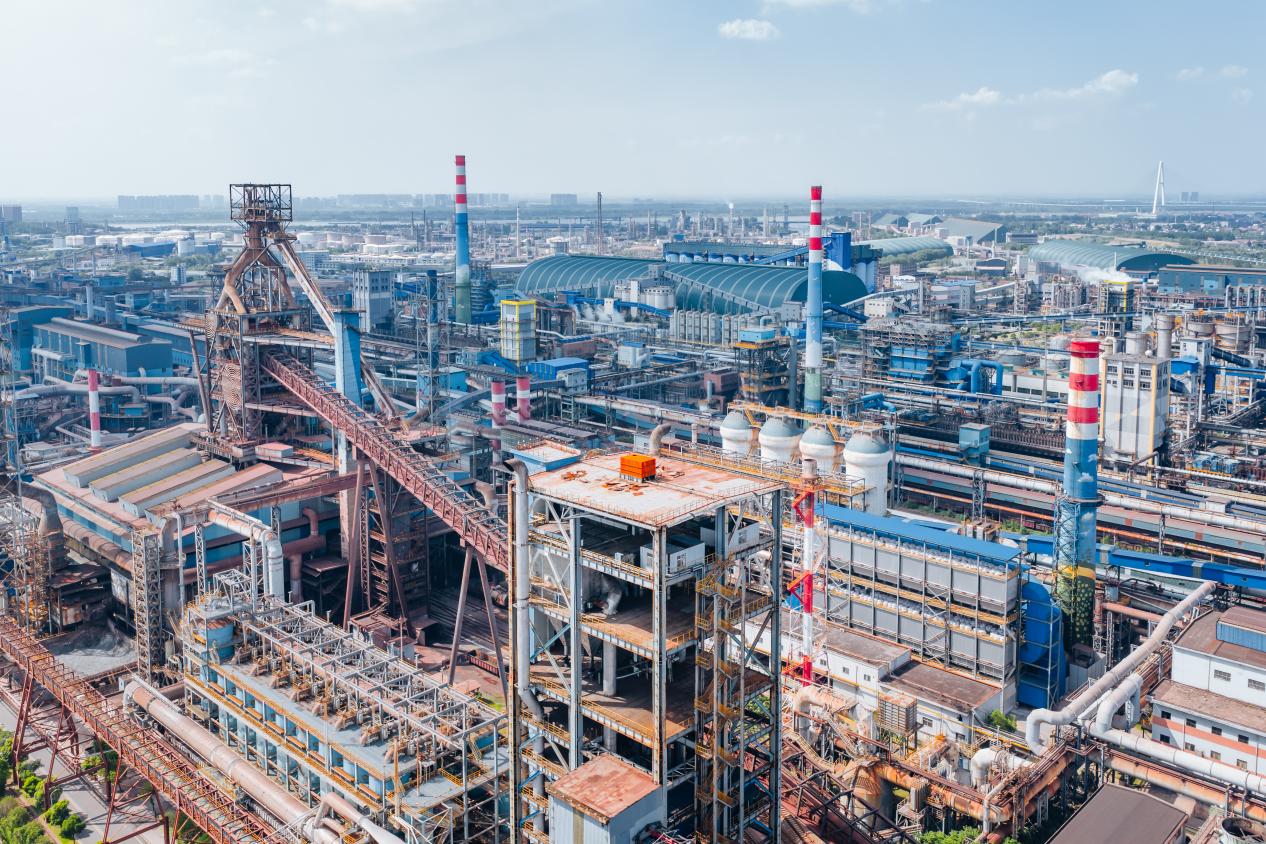 中国宝武宝钢股份武汉钢铁有限公司厂区。邱活 摄