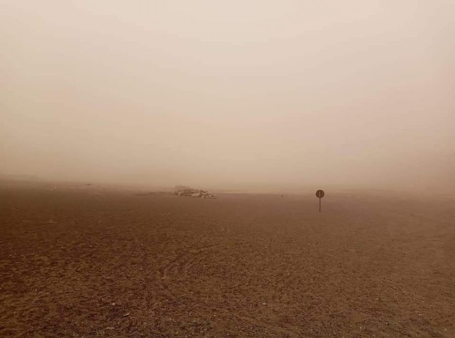 蒙通社网站今天发布南戈壁省图片。