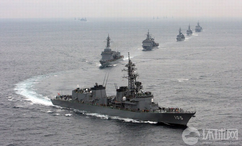 日本海上自卫队阅舰式