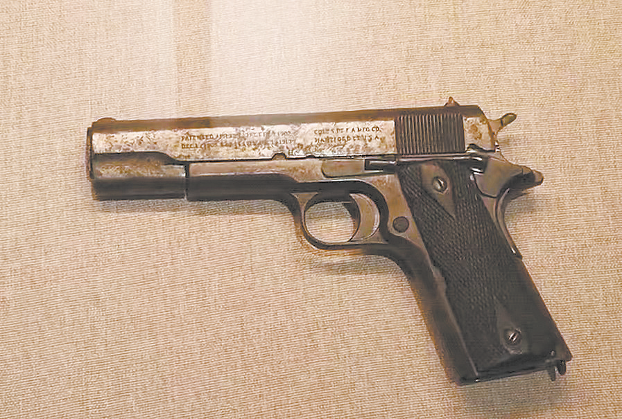 赵尚志牺牲后，其使用的手枪