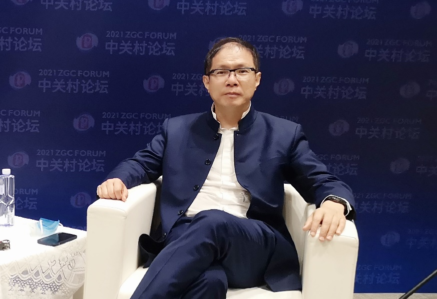 阿斯利康全球执行副总裁,国际业务及中国总裁王磊26日在2021中关村