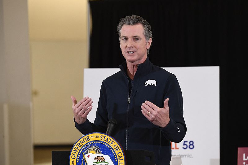 美国加州州长加文·纽瑟姆新冠检测呈阳性(资料图)