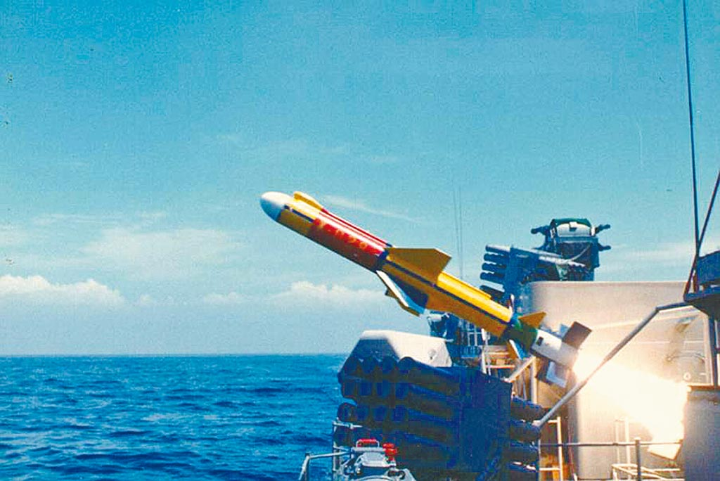 台湾雄风二型反舰导弹图自台中科院网站