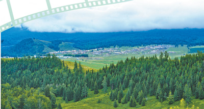 哈巴河县白哈巴村。吾拉尔·贾尼木汗摄