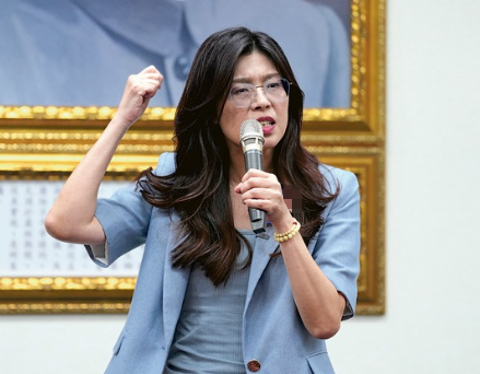 郑丽文10月18日当选国民党主席 图源：台媒