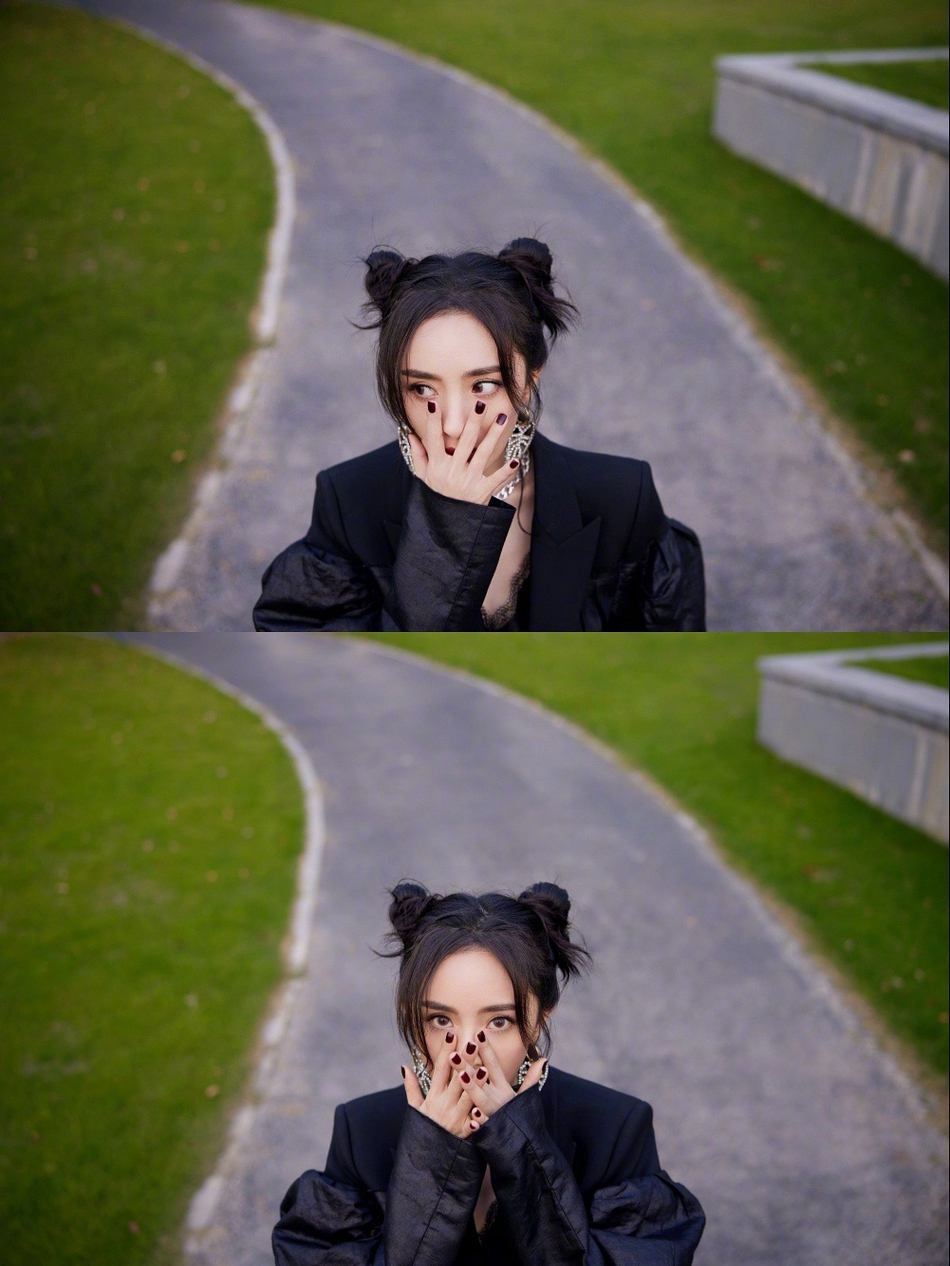 杨幂哪吒头造型写真曝光 化身小魔女青春减龄