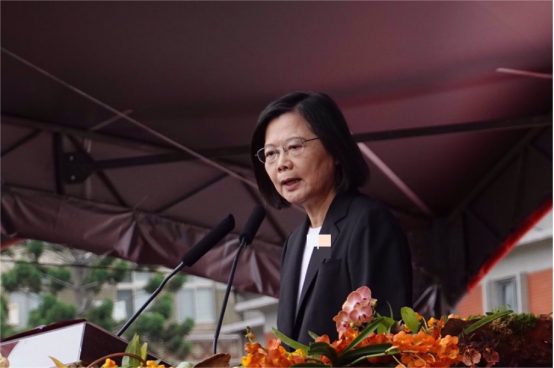 蔡英文 资料图 图自台湾中时新闻网