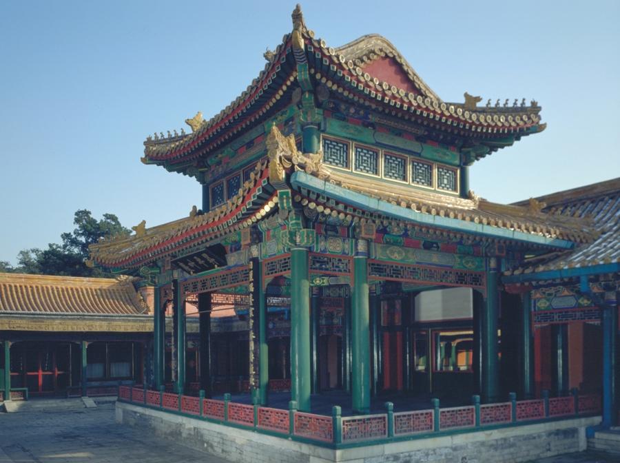 故宫漱芳斋戏台（故宫博物院供图）