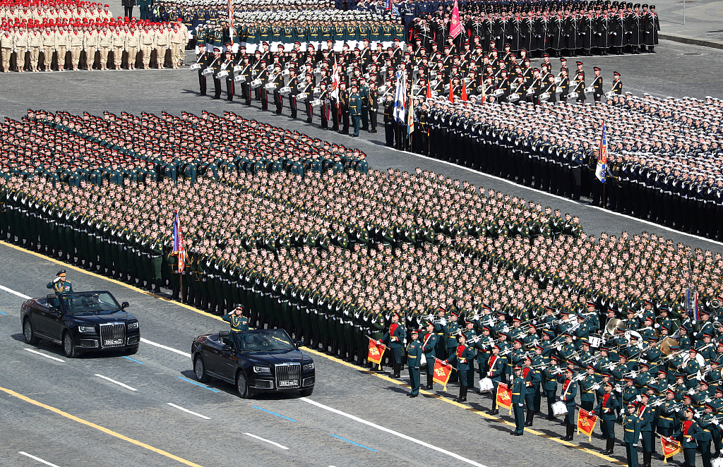 当地时间5月9日,俄罗斯莫斯科红场将举行纪念卫国战争胜利76周年阅兵