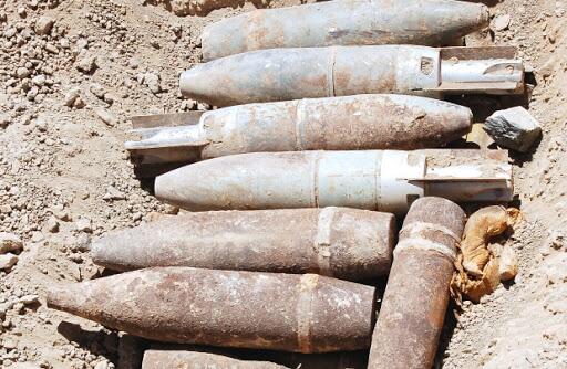 出现在阿富汗战场的未爆弹